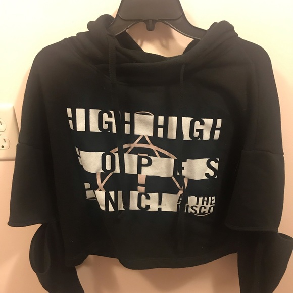 panic at the disco crop hoodie